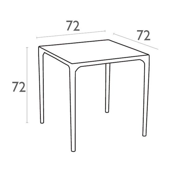Стол пластиковый Mango Турция
