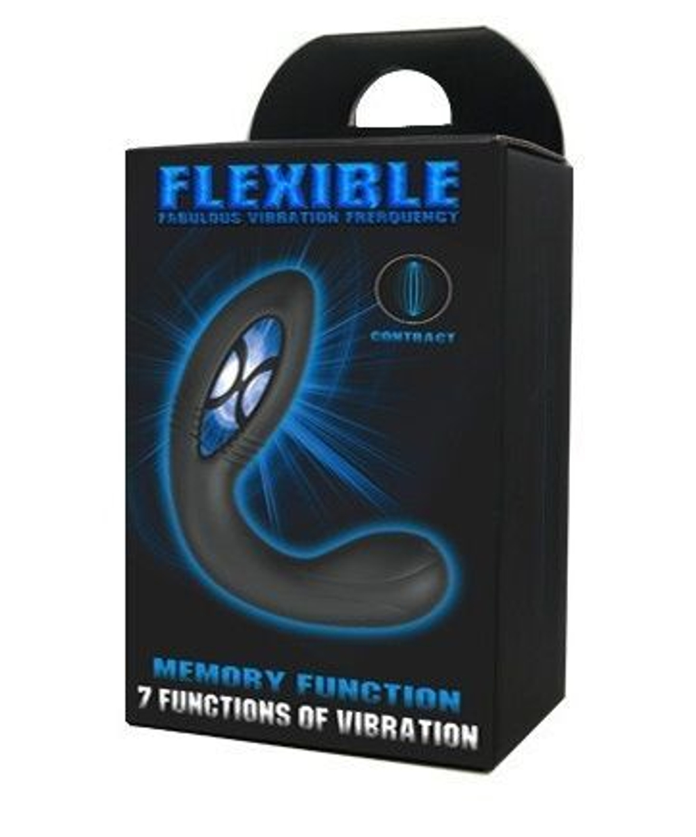 Анальный вибратор Flexible Fabulous Vibration Frequency B (Цвет: черный)