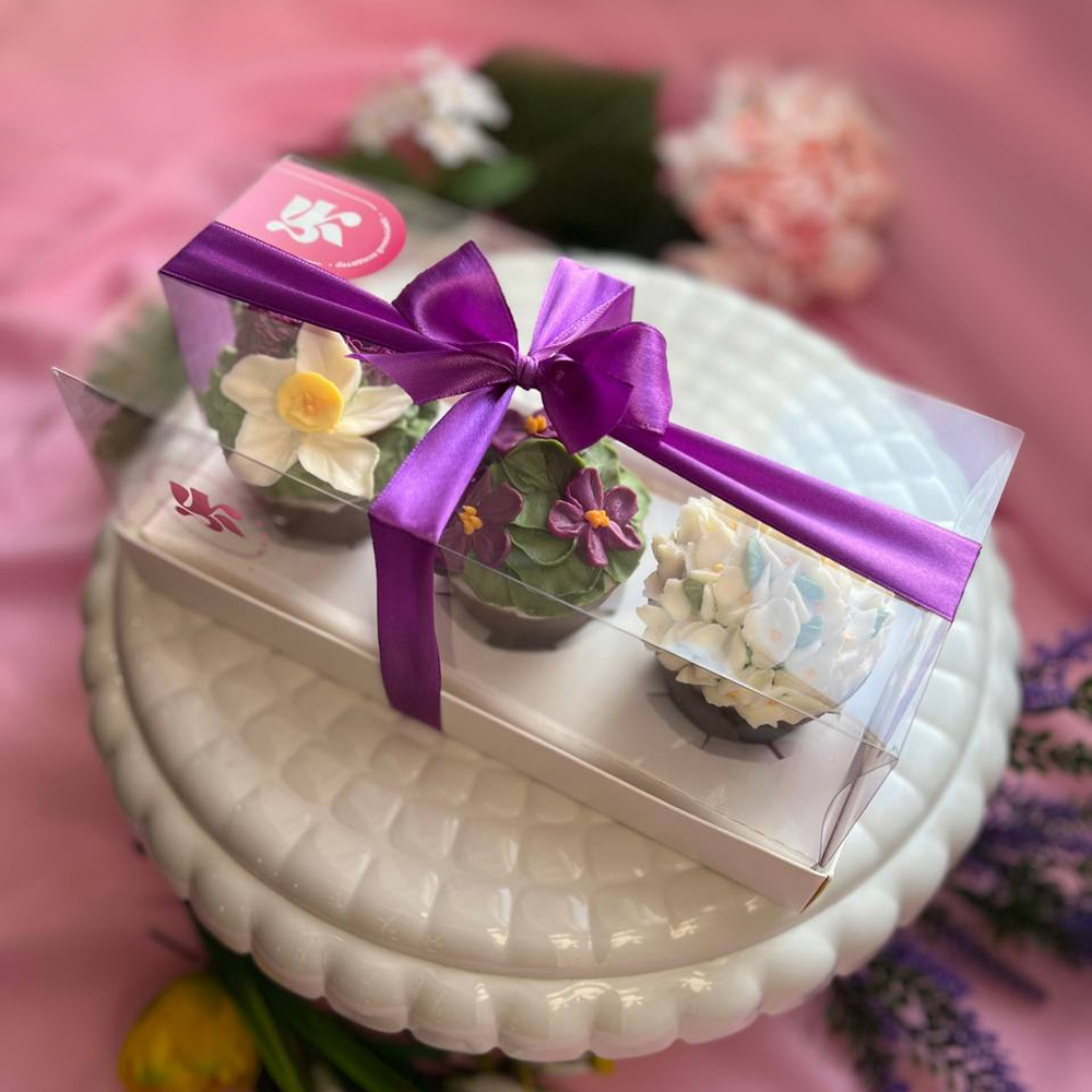 Шоколадные горшочки "Цветочный шёпот"