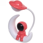 Светильник настольный «Cosmo-Космическая фантазия» LED 26*13*5см USB 4V 3w, Красно-белый