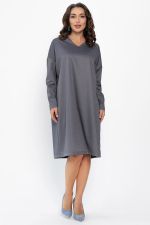 Платье Хюгге (темно-серое) П14121-25М LT Collection (Акция)