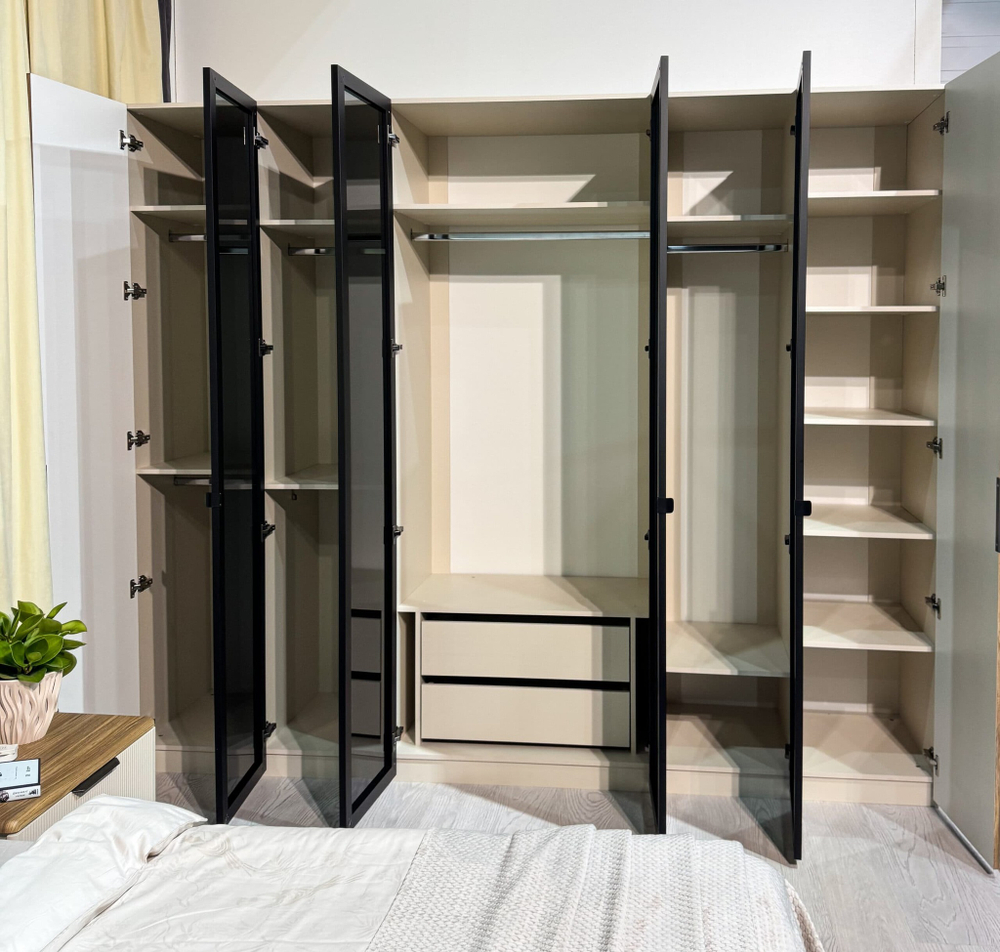 Шкаф "Сиена" 6-ти дв. зеркальный