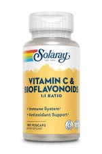 Vitamin C & Bioflavonoids 1:1 500 мг 100 капсул Solaray