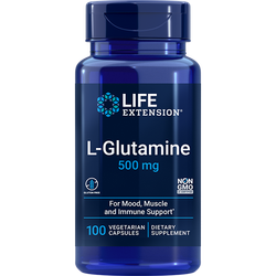 L-глютамин 500 мг 100 капсул Life Extension