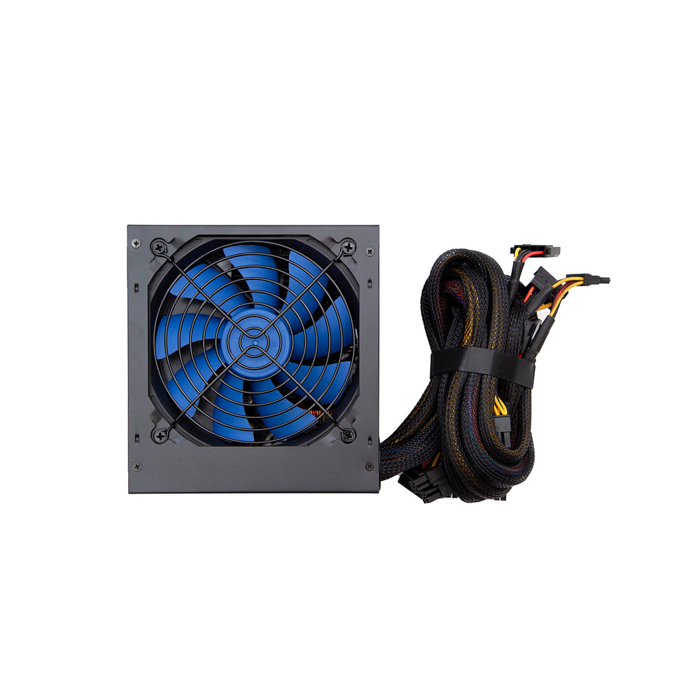 Блок питания ATX Mastero M500, 500W, 80+, Bulk, APFC, 1x4+4pin, 2x6+2PIN, 5xSATA, 3xMOLEX, 1xFDD (M500-120BFV1-BLK)