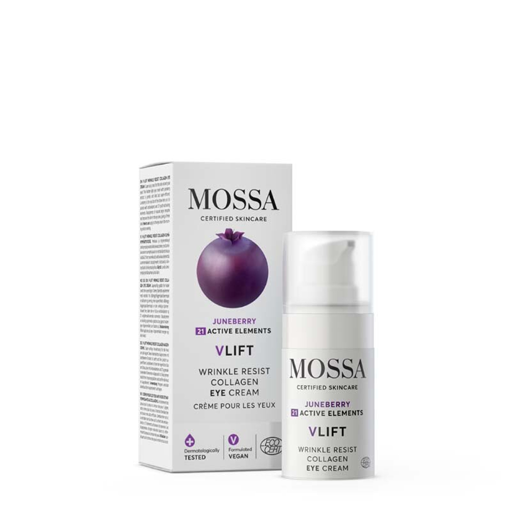 Крем против морщин вокруг глаз MOSSA V-Lift с коллагеном, 15 мл
