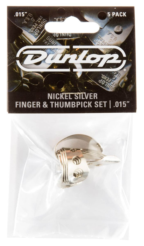 Dunlop 33P015 Nickel Silver Fingerpick 5Pack