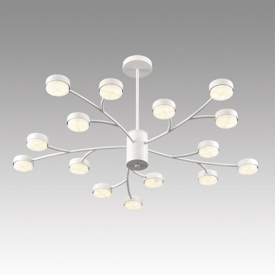 8265/15 COMFI LN26 металл/металл белый/белый Люстра GX53 LED 15*7W 220V TORINA