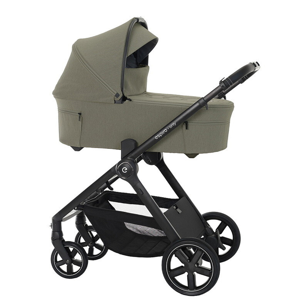 Детская коляска 3 в 1 Espiro Only 2025 и автокресло Pi Gray blue 404 stylish khaki / Серый/синий (Gray blue 103)