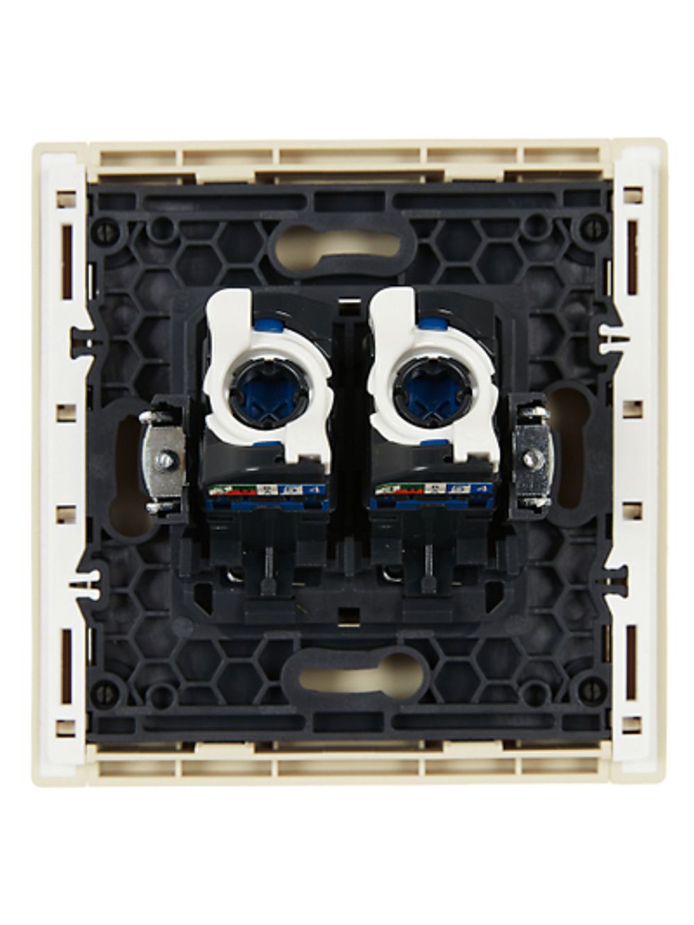 FORTE&PIANO Розетка компьютерная двойная RJ45 кат.6 FP434 ваниль IEK