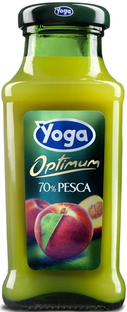 Yoga Optimum Персик 0.2 л. - стекло(24 шт.)