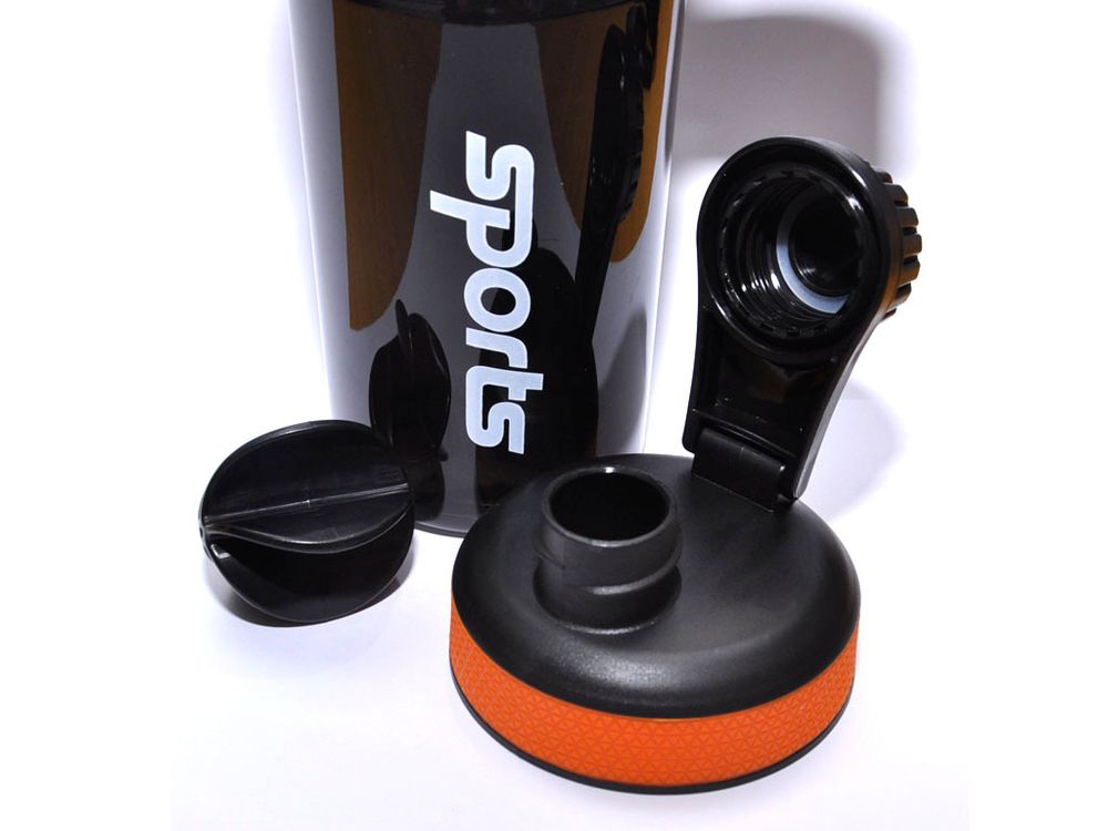 Бутылка для воды. Материал: пластик, силикон. Объём 600 ml. YY-106