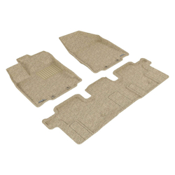 Коврики салона Sotra 3D Lux для Infiniti JX (QX60) 2013 / Nissan Pathfinder 2014 бежевые. Артикул ST 74-00515