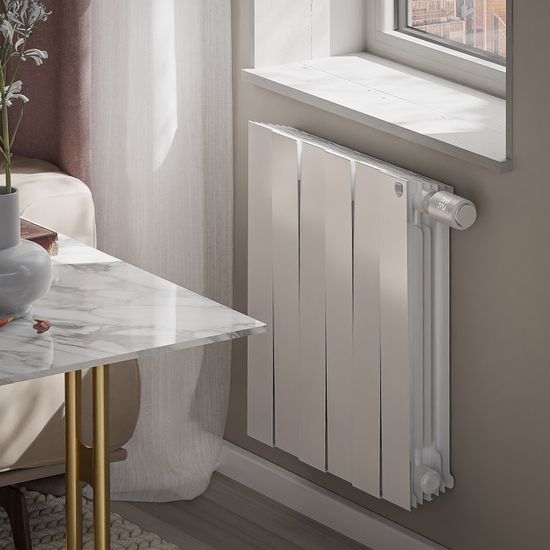 Радиатор Royal Thermo PianoForte 500 VDR Bianco Traffico - 12 секций нижнее подключение (правое)