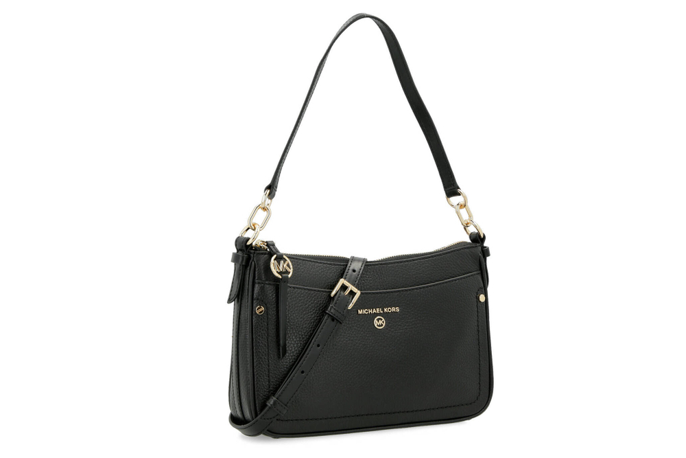 кожаная сумка через плечо jet set Michael Kors - черный(32S1GT9C8L)