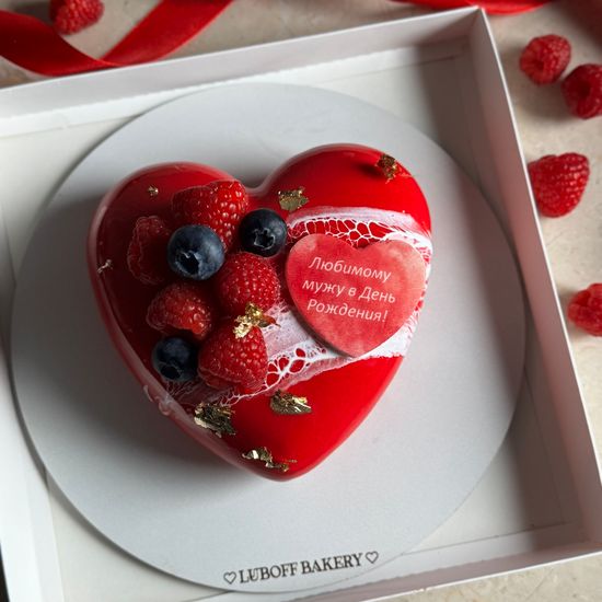 Торт муссовое сердце №1071