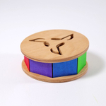 Деревянная каталка "Колесо" с бубенцами