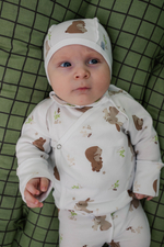 Комплект одежды из 3 предметов распашонка-ползунки-чепчик (нежные объятия)