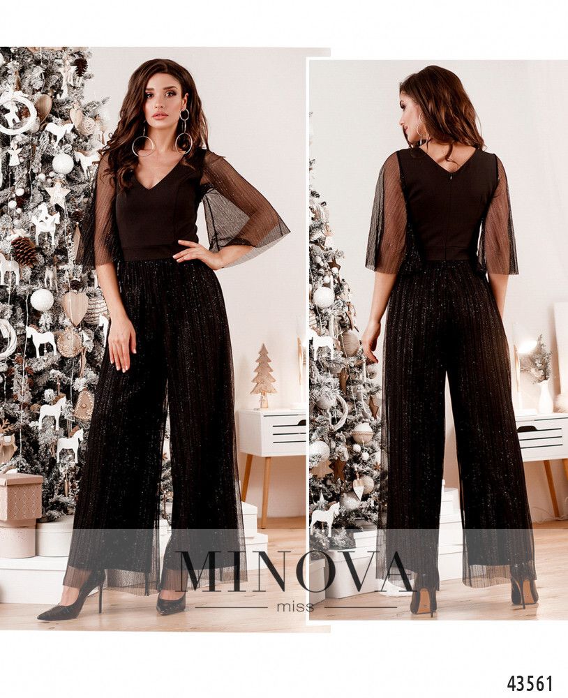 Комбинезон 2041-черный Minova