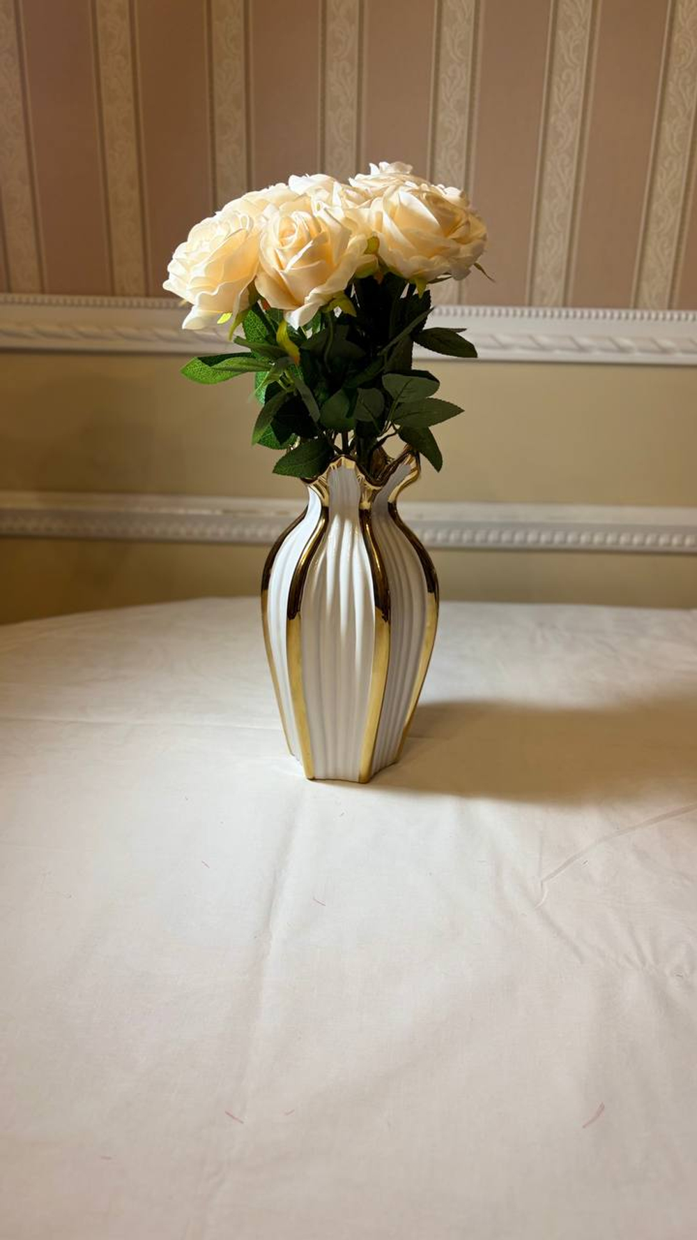 45 см розы светло желтые