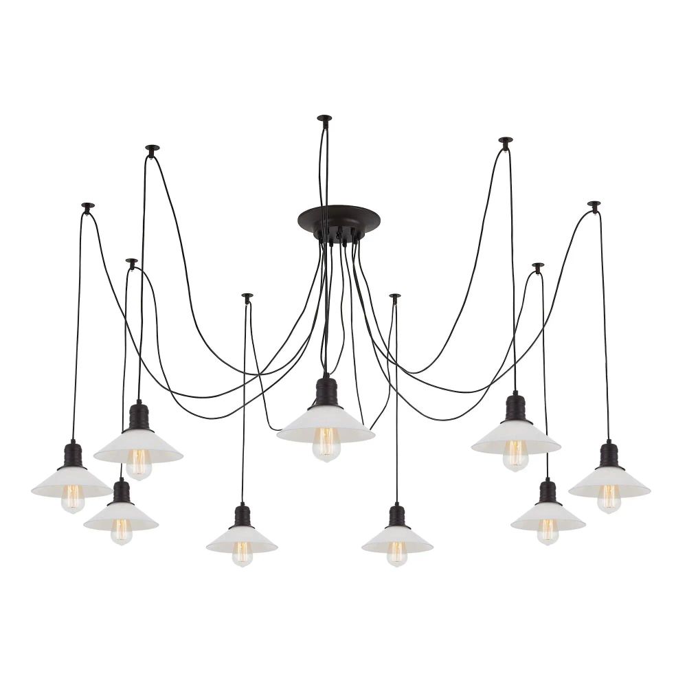 Citilux Эдисон CL451092 Люстра паук Венге