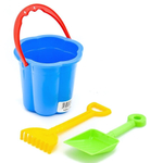 Набор №66 3предм. ведро 0,53л. мал, лопата мал, грабли мал. (Полесье)