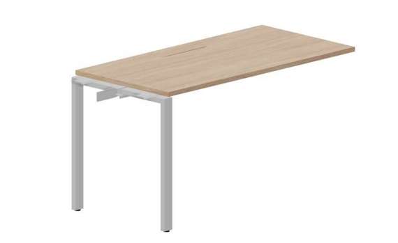стол Strike 1380х680х750мм (меламиновый аутлет) - приставной элемент