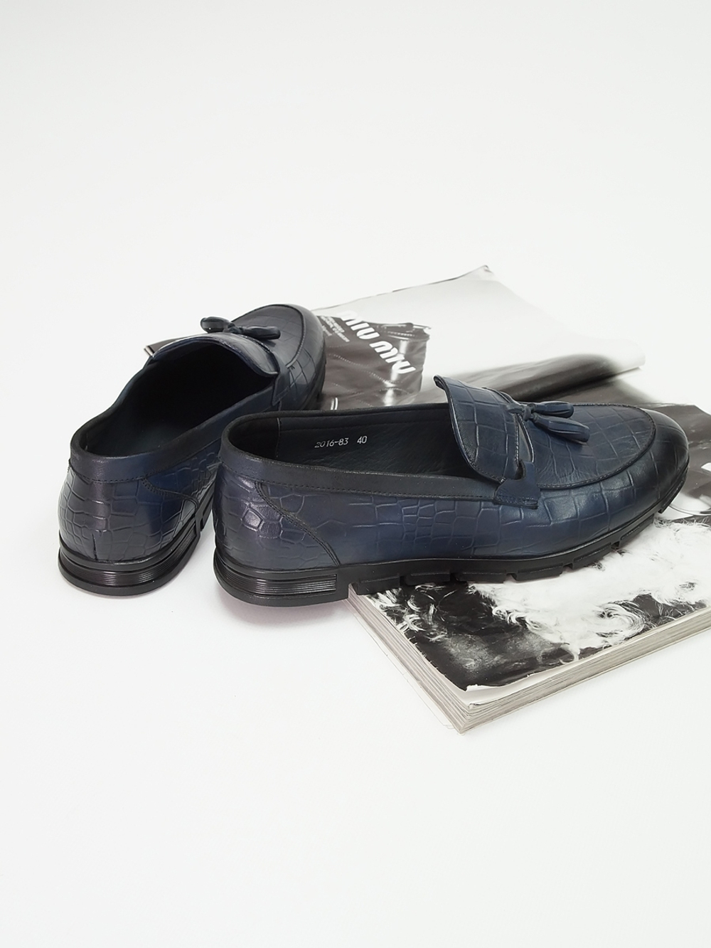 Лоферы мужские натуральная кожа