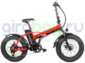 Электровелосипед Spetime F6 Pro 350W (Красно-черный) фото 1