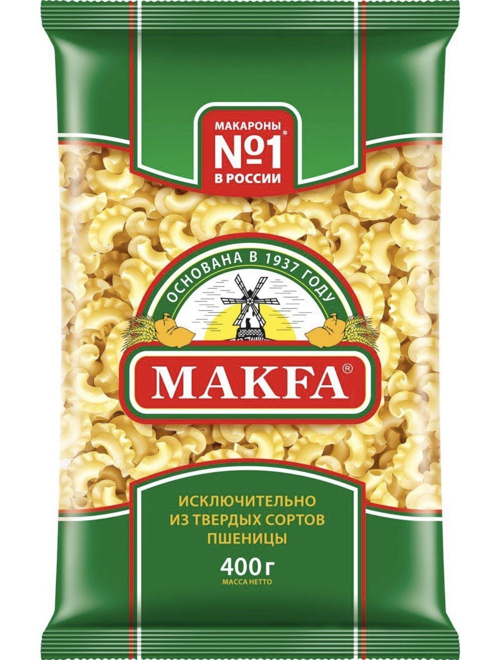 Макароны Макфа Гребешки, 400г