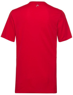 Мужская теннисная футболка Head Club Tech T-Shirt M - red