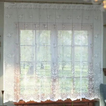 Занавеска "Л. м489а", цвет белый, Беларусь.