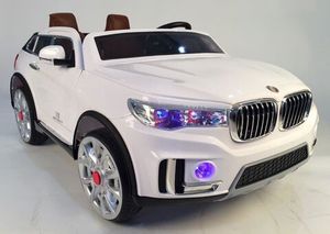 Детский электромобиль River Toys BMW X7 M333MM белый