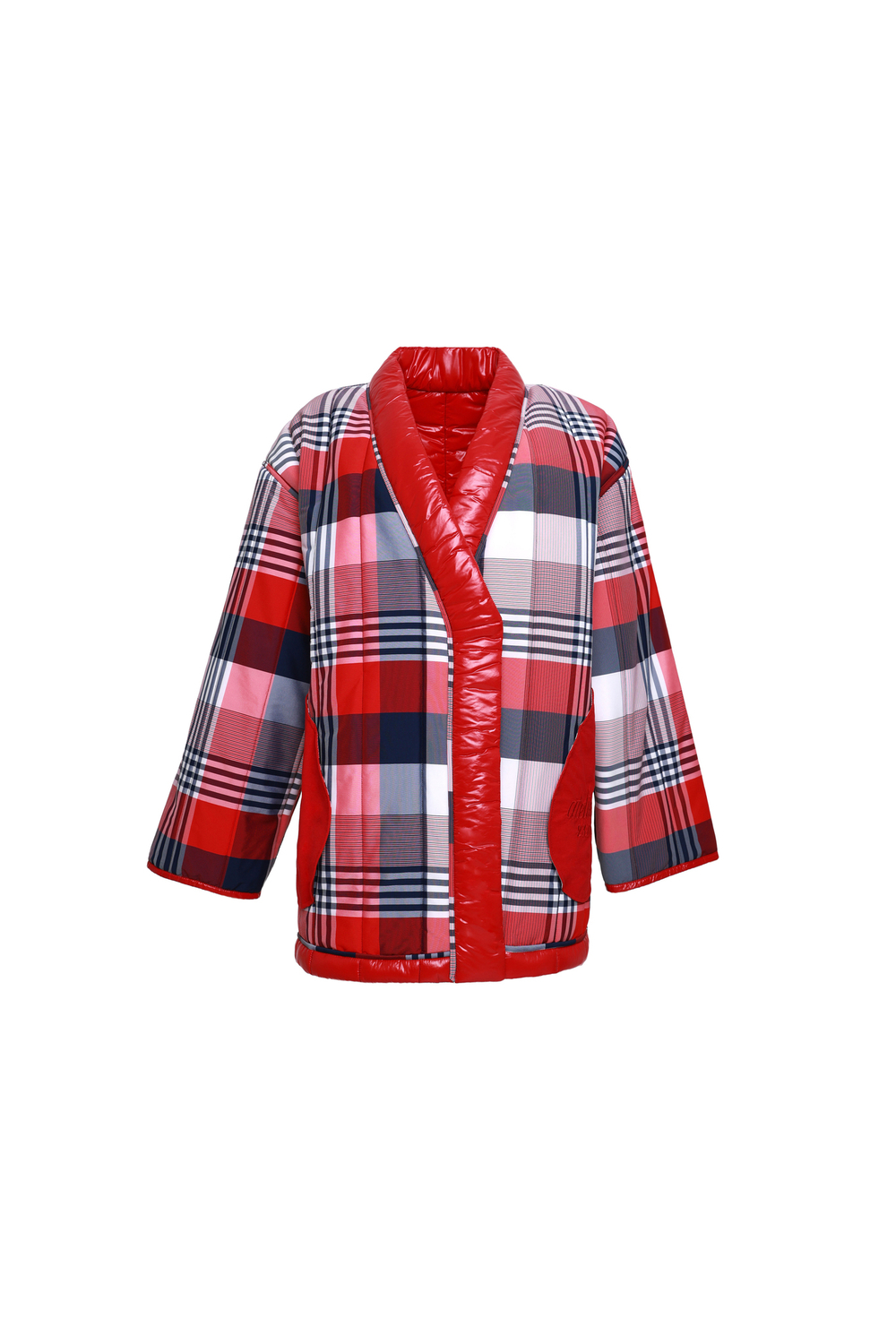 Пуховик - Кимоно укороченный