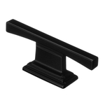 Ручка-кнопка, матовый черный RK-108 BL