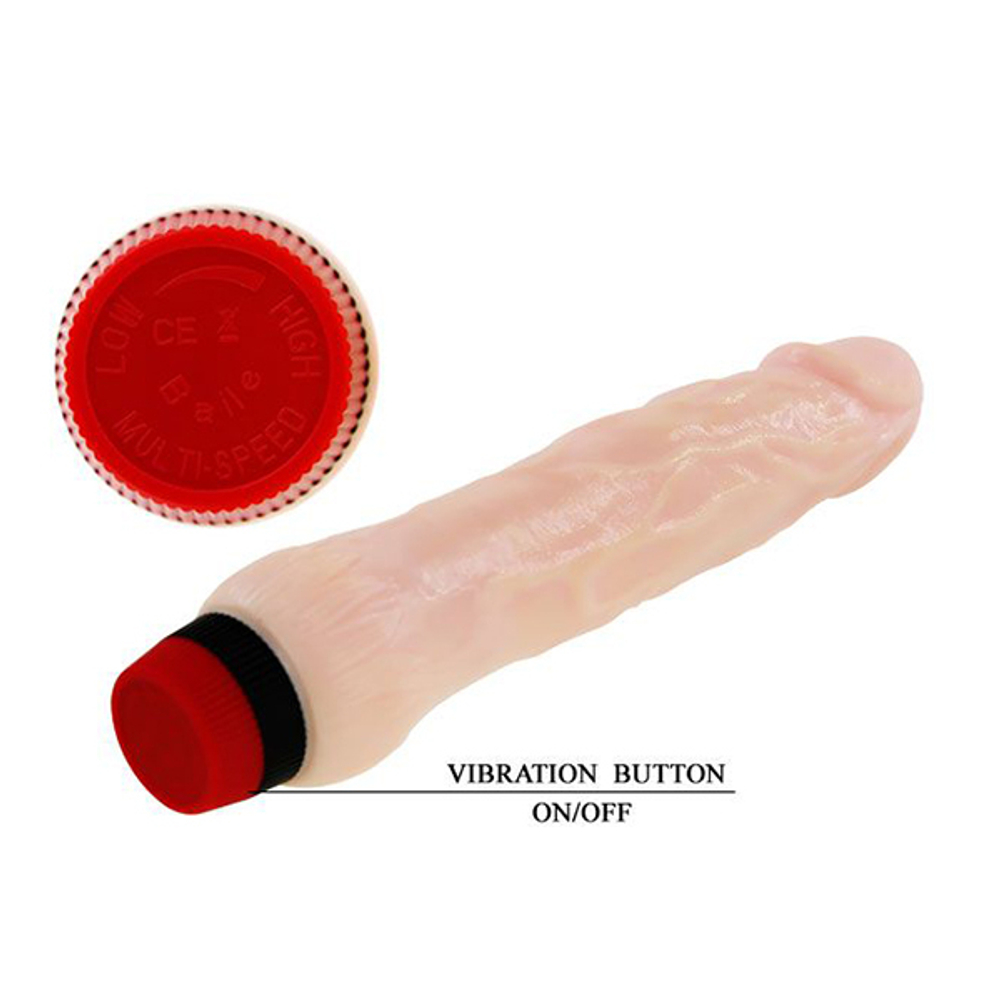 Вибратор 22см с выступающей головкой Baile Rockin Dong BW-001085