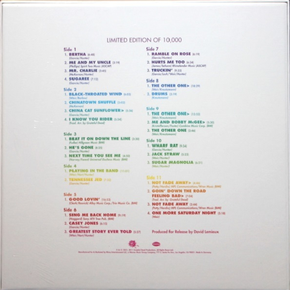 Grateful Dead / Olympia Theatre, Paris, France 5-3-72 (Limited Edition Box Set)(6LP)