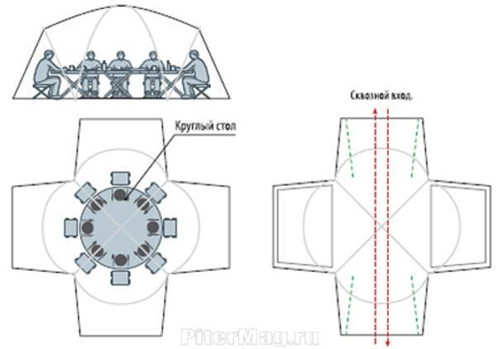 Палатка Alexika Base Camp 6 Alu