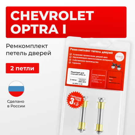 Ремкомплект (втулки) петель дверей Chevrolet OPTRA (I) J200 (2 петли, RPD1-2) 2002-2013
