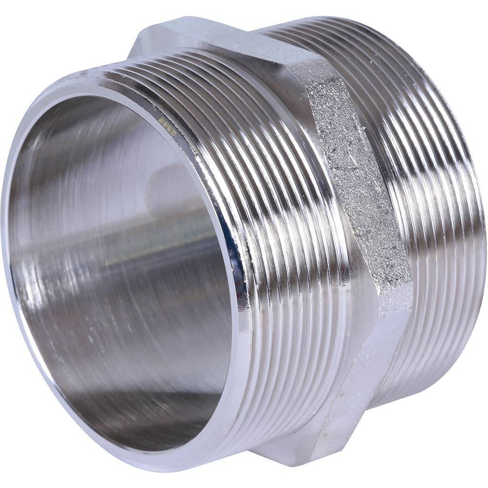 Ниппель STOUT никелированный 2 1/2" НР/НР