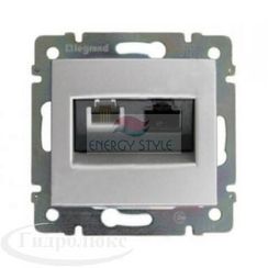 Розетка RJ45+RJ11 Legrand алюм# 1_10