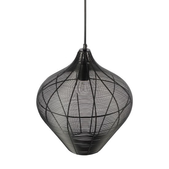 Светильник подвесной vinger, D36х40 см, черный