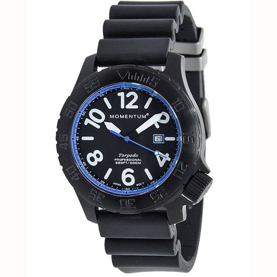 Канадские часы Momentum TORPEDO  BLAST Blue Black ION 1M-DV76U1B