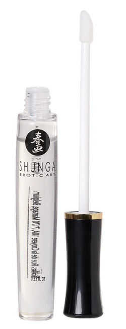 Возбуждающий блеск для губ со вкусом клубники и шампанского Божественное удовольствие - 10 мл.