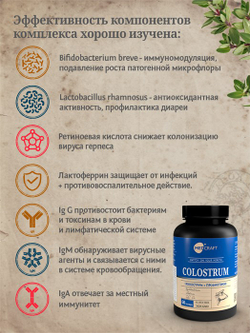 Колострум, метабиотик, пастилки,30 шт