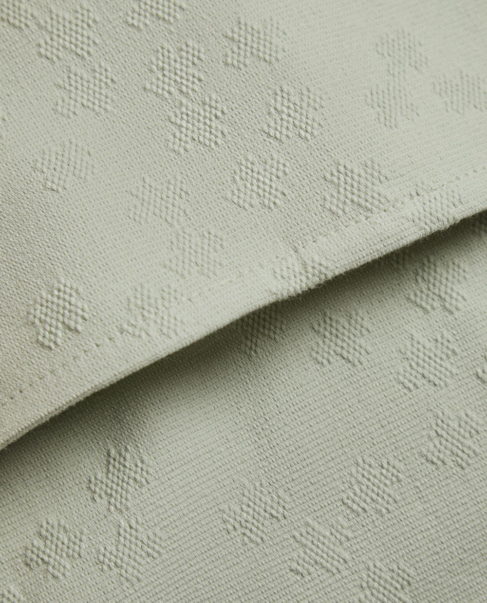 Zara Home наволочка декоративная из хлопка, зелёный, 50x75 см
