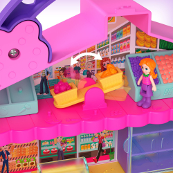 Polly Pocket - Pollyville Переносной фруктовый супермаркет + аксессуары HRD45