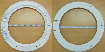 Обрамление люка внутреннее для Bosch Maxx белое