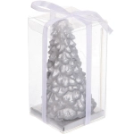 Свеча новогодняя «Сказочная ель» 5,5х10 см, серебро