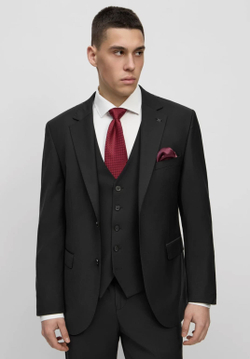 Мужской классический костюм (черный) А51